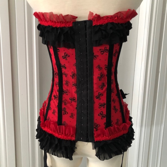 ❤️❤️Coquette Boned Corset Bustier BNWOT❤️❤️ - Picture 4 of 10